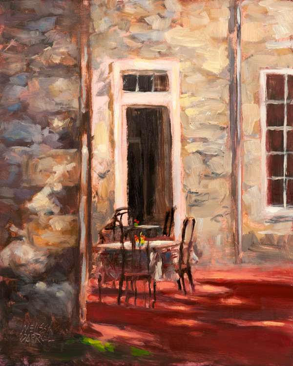Intimate Corner at Haldeman Mansion by Melissa Carroll