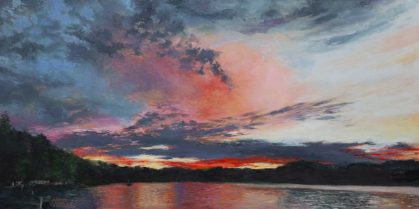 Glazed Sunset by Melissa Carroll