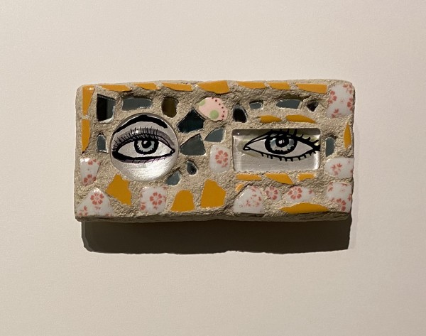 Reflector XXI (eye mosaic #21) by Lisa Shinault