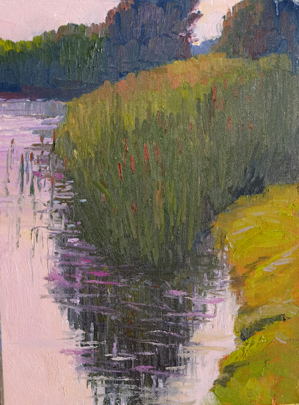 Summer Cattails by carol strock wasson