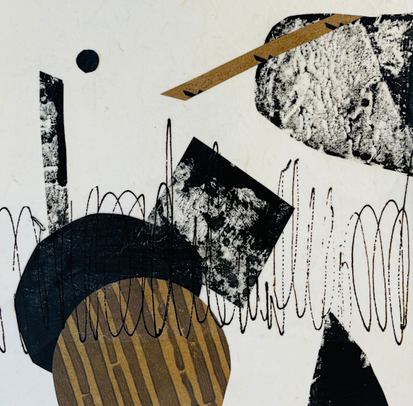 Untitled sumac collage #4 by Linda Blackerby Art