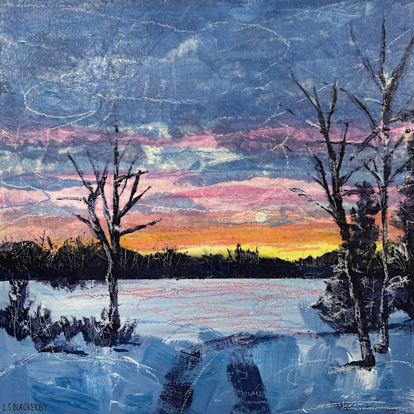 Pink Snow by Linda Blackerby Art