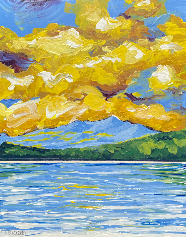 Butter Clouds by Linda Blackerby Art