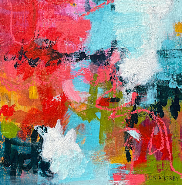 Crimson Currents by Linda Blackerby Art