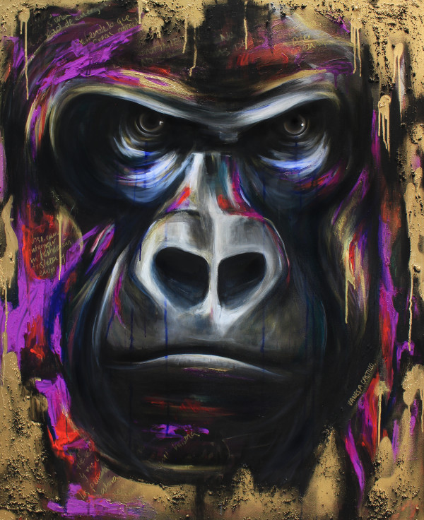 Gorila de la sombra by Vanesa Castillo Martín