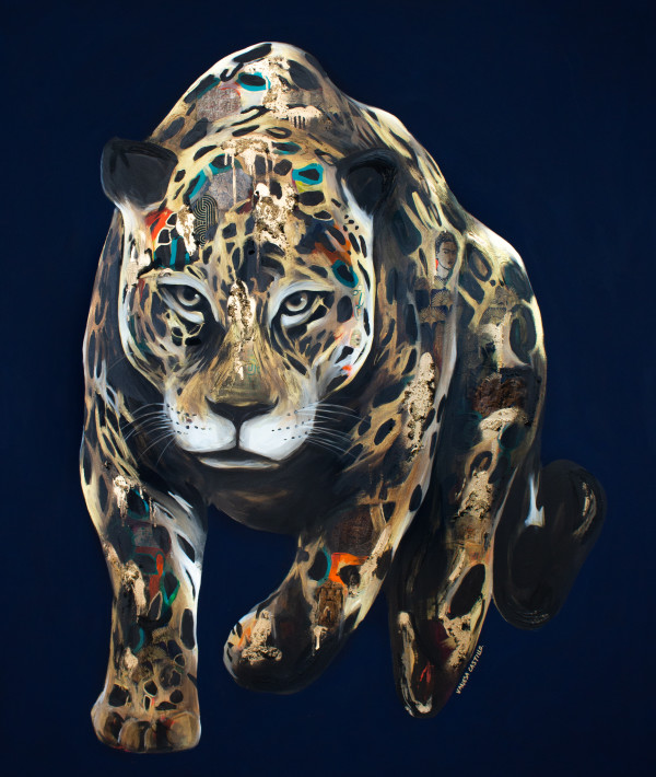 Guerrero jaguar del agua
