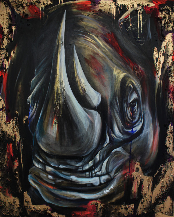 Rinoceronte  de la oscuridad by Vanesa Castillo Martín