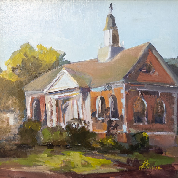 Guilford Free Library by Lorelei French Sowa