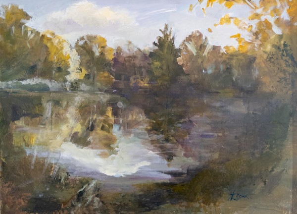Late October Reflections by Lorelei French Sowa