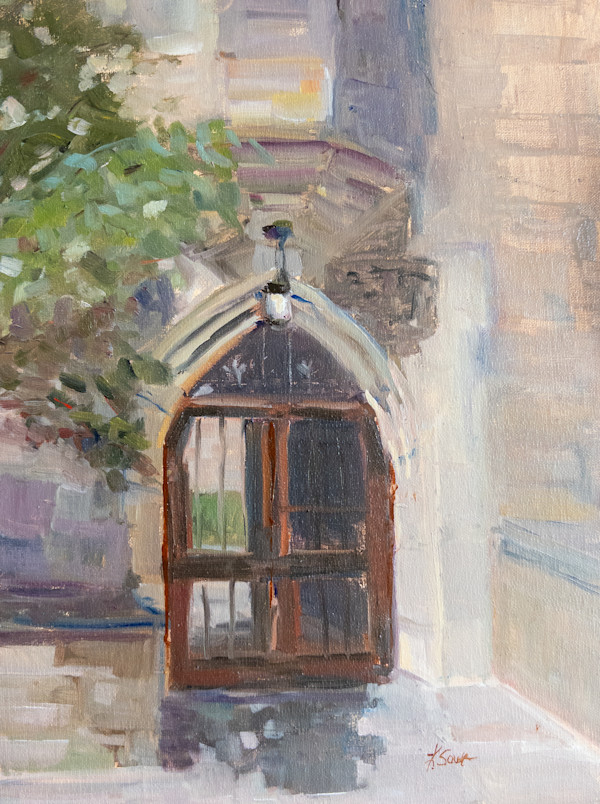 The Courtyard by Lorelei French Sowa