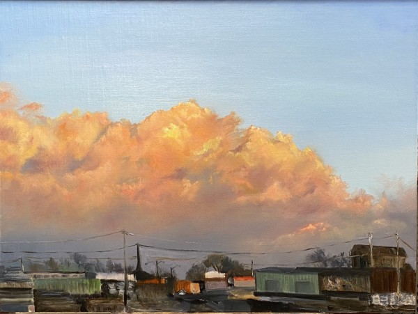 Trainyard at Goodman and Main. by Rosemary Pergolizzi