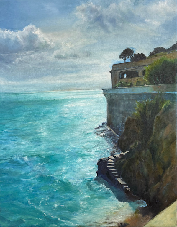 Along the Coast of Monaco by Rosemary Pergolizzi