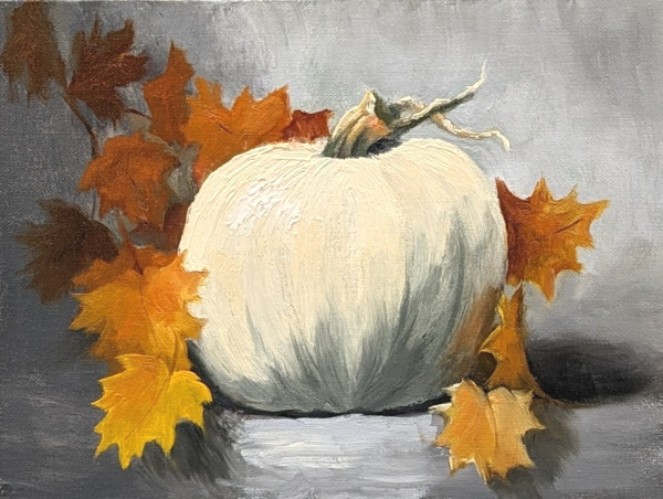 White Pumpkin by Pamela Hiatt