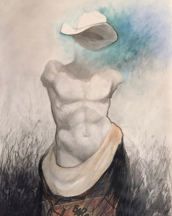 Roamin' Cowboy (Leaning into Past Glories) by Jim Clark, Image 1.