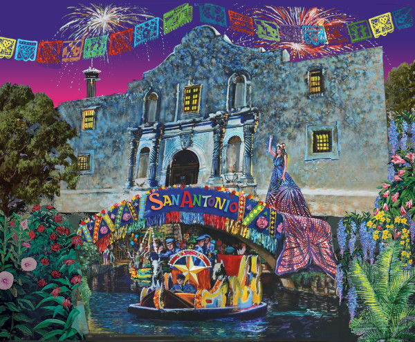 Walmart San Antonio Mural by Dan Terry