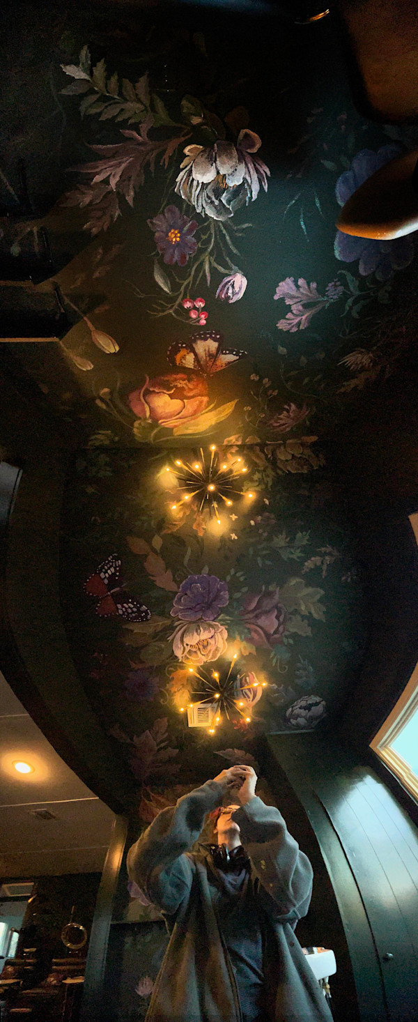 Boerne Floral Spa Mural by Dan Terry