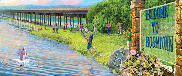 walmart breckenridge mural by Dan Terry