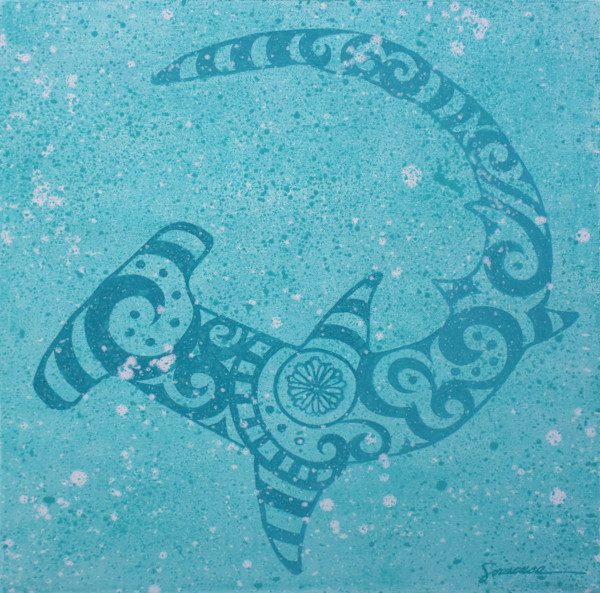 Fleur de SEA, Hammerhead Shark, Number 1, Original by Julie Siracusa, Image 1.