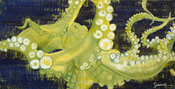 Vitamin SEA Pattern, Octopus, Number 4 by Julie Siracusa, Image 1.