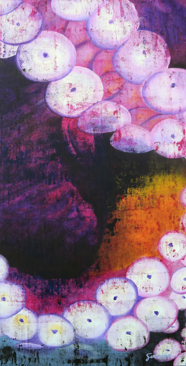 Vitamin SEA Pattern, Jellyfish, Number 2 by Julie Siracusa, Image 1.