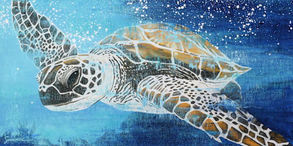 Vitamin SEA, Green Sea Turtle, Number 5 by Julie Siracusa, Image 1.