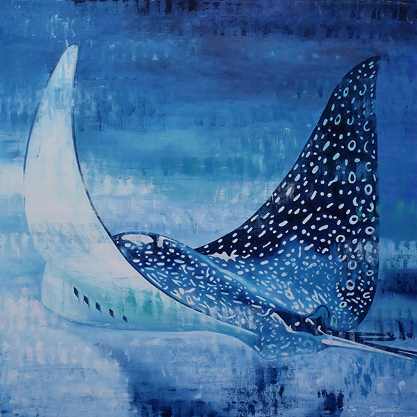 Vitamin SEA, Spotted Eagle Ray, Number 1 by Julie Siracusa, Image 1.