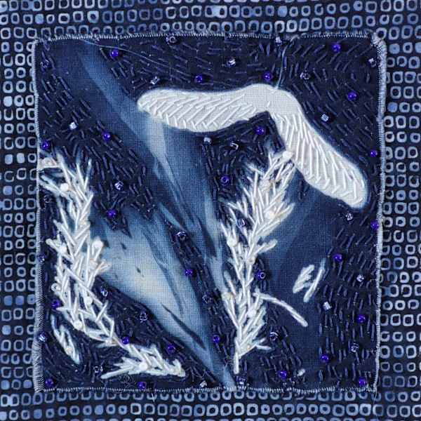 Blue Garden 8 by Linda Farrelly