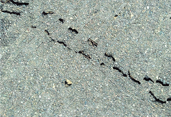 Cracked Pavement #2 by Linda Farrelly