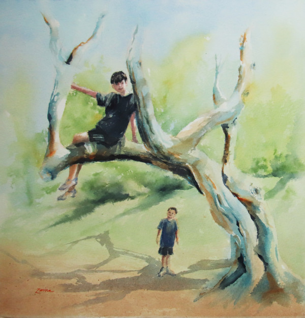 The Benefits of Having a Brother and a Tree by Zarina Docken