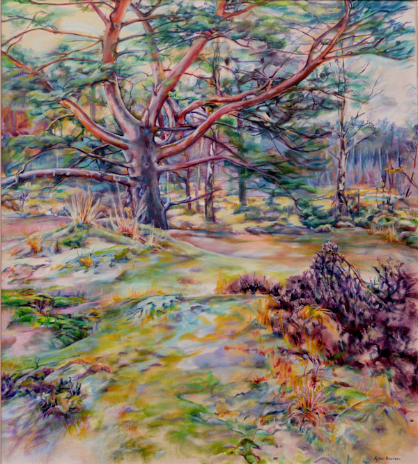 Purple tree by Agnes Havran