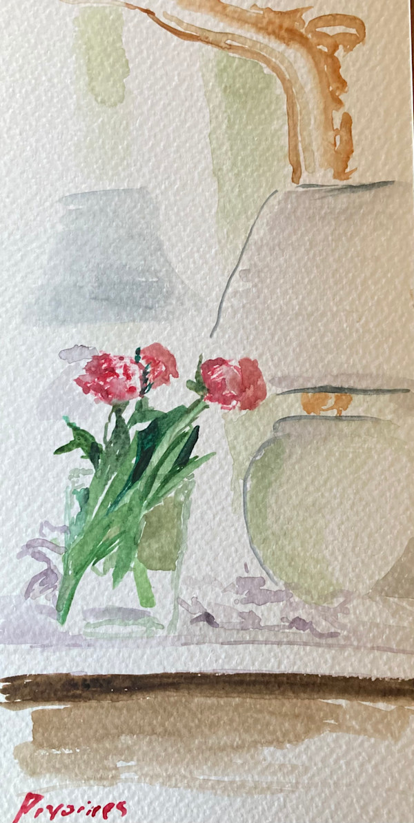 Les Pivoines by Sarah Griffin Thibodeaux
