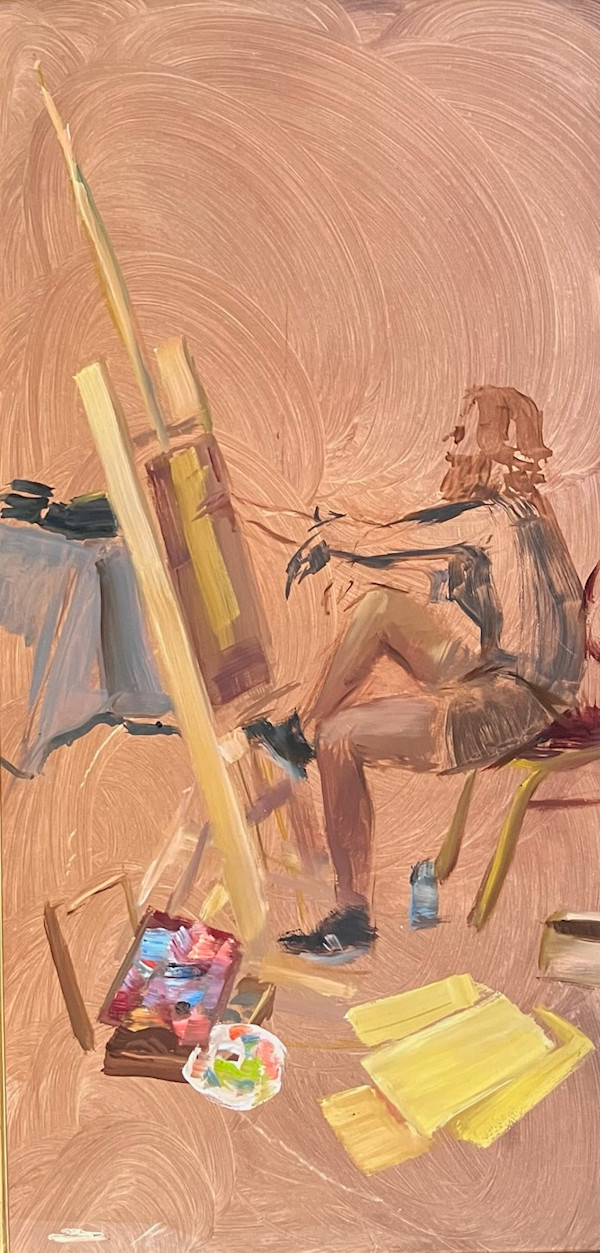 Artist at the Easel by Sarah Griffin Thibodeaux