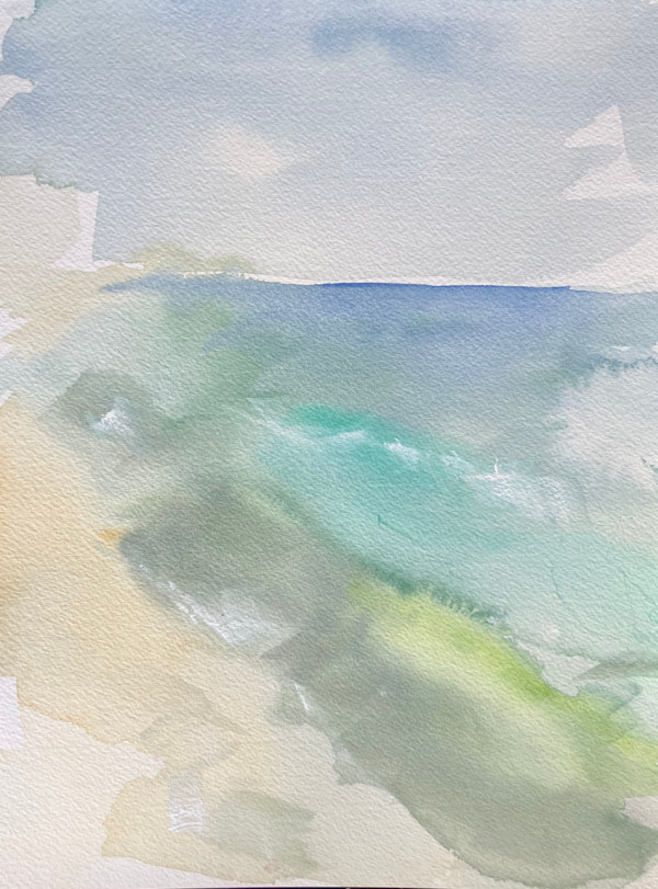 Beach Waves by Sarah Griffin Thibodeaux