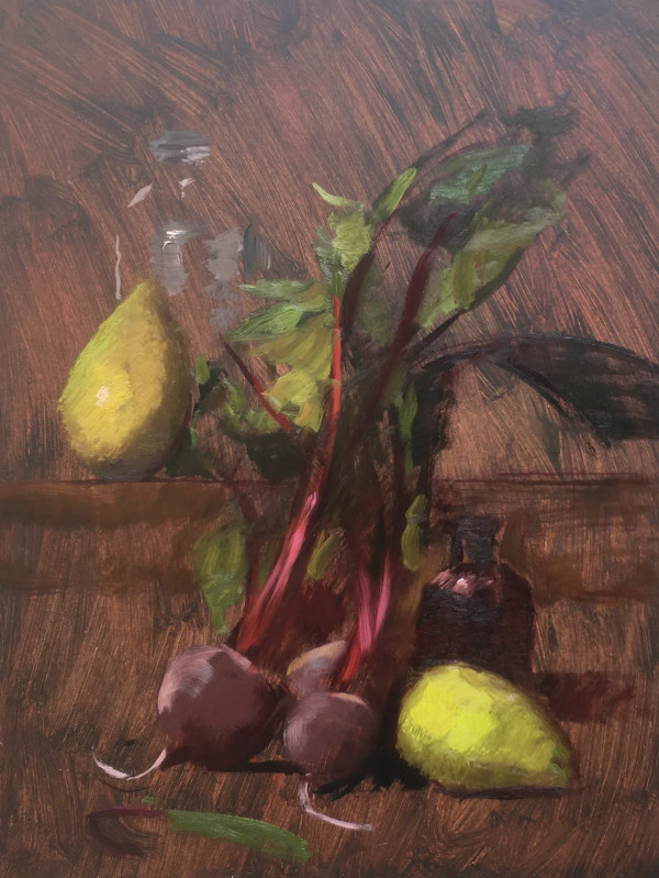 Pears, Beets, and Bottles by Sarah Griffin Thibodeaux