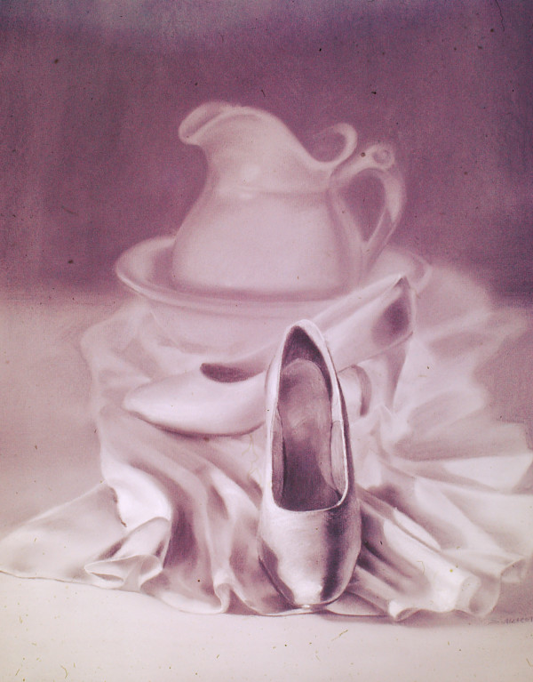 Untitled Still Life: Shoes with Pitcher