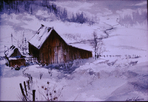 Aspen Snow Scene by David Solomon