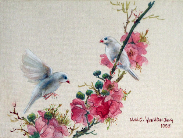 White Birds 2 by Yee Wah Jung, Image 2.
