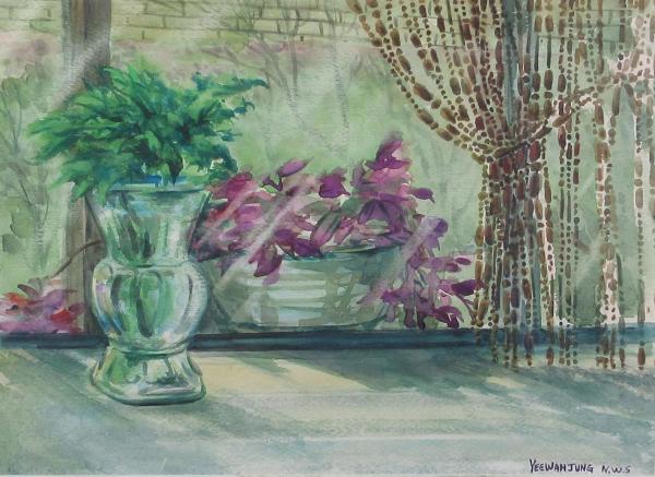 Purpurea and Vase by Yee Wah Jung