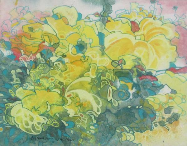 Yellow Flower (Meconopsis) by Yee Wah Jung