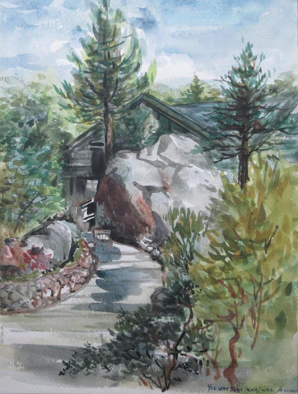 Our Idyllwild Summer House - Cross Street Neighbor by Kwan Y. Jung