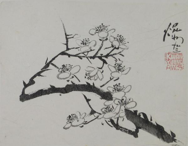 Plum Tree Flower #3 by Kwan Y. Jung