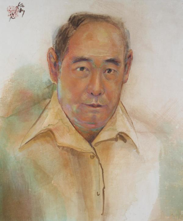 Self portrait of Kwan Y. Jung by Kwan Y. Jung