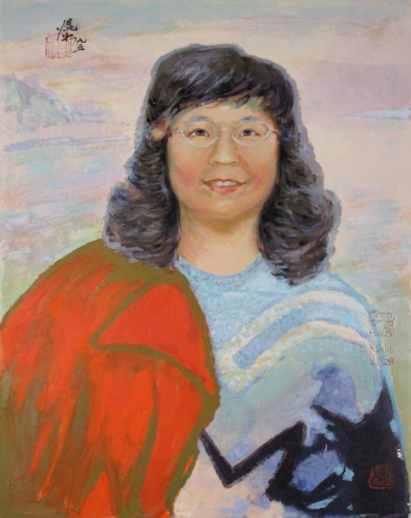Portrait of Kim by Kwan Y. Jung