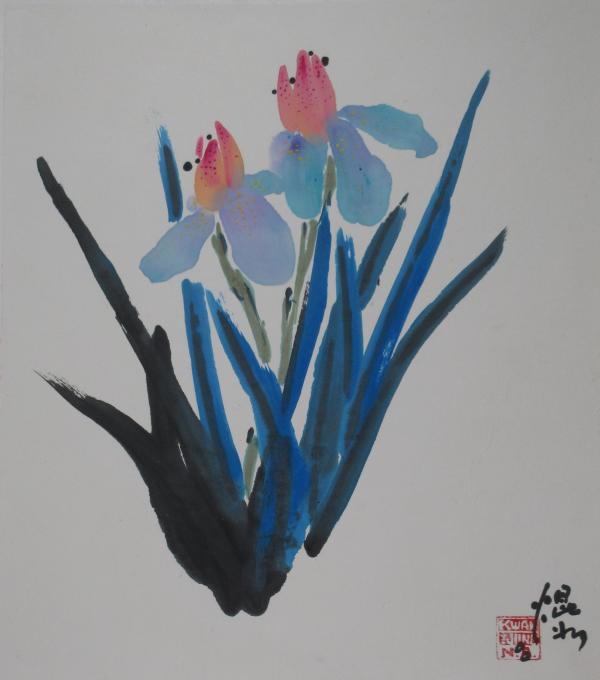 Iris Flower by Kwan Y. Jung