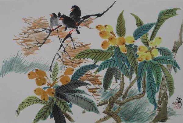 Loquats are Ripe by Kwan Y. Jung