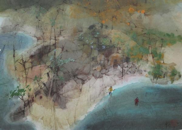 Lagoon Shoreline by Kwan Y. Jung