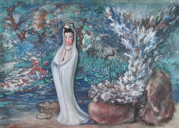 Kwan Yin and White Coral by Yee Wah Jung