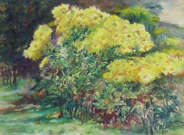 Yellow Flowering by Yee Wah Jung