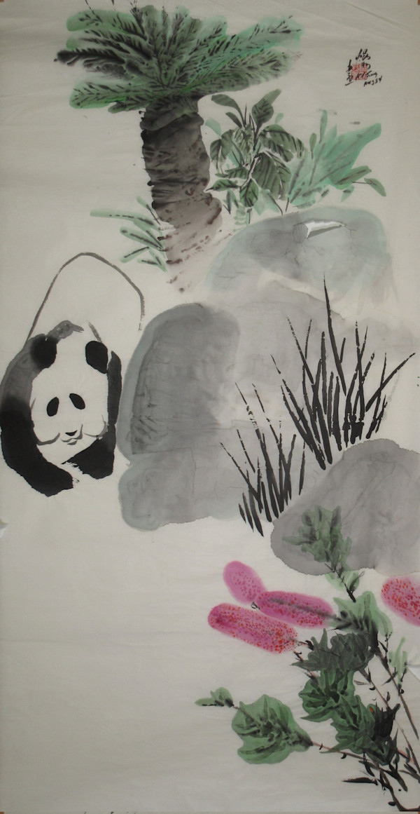 Panda, Cycad and Bottlebrush by Kwan Y. Jung