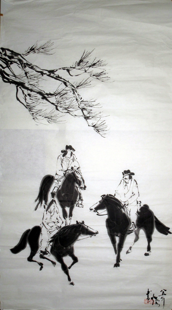 Three Riders by Kwan Y. Jung